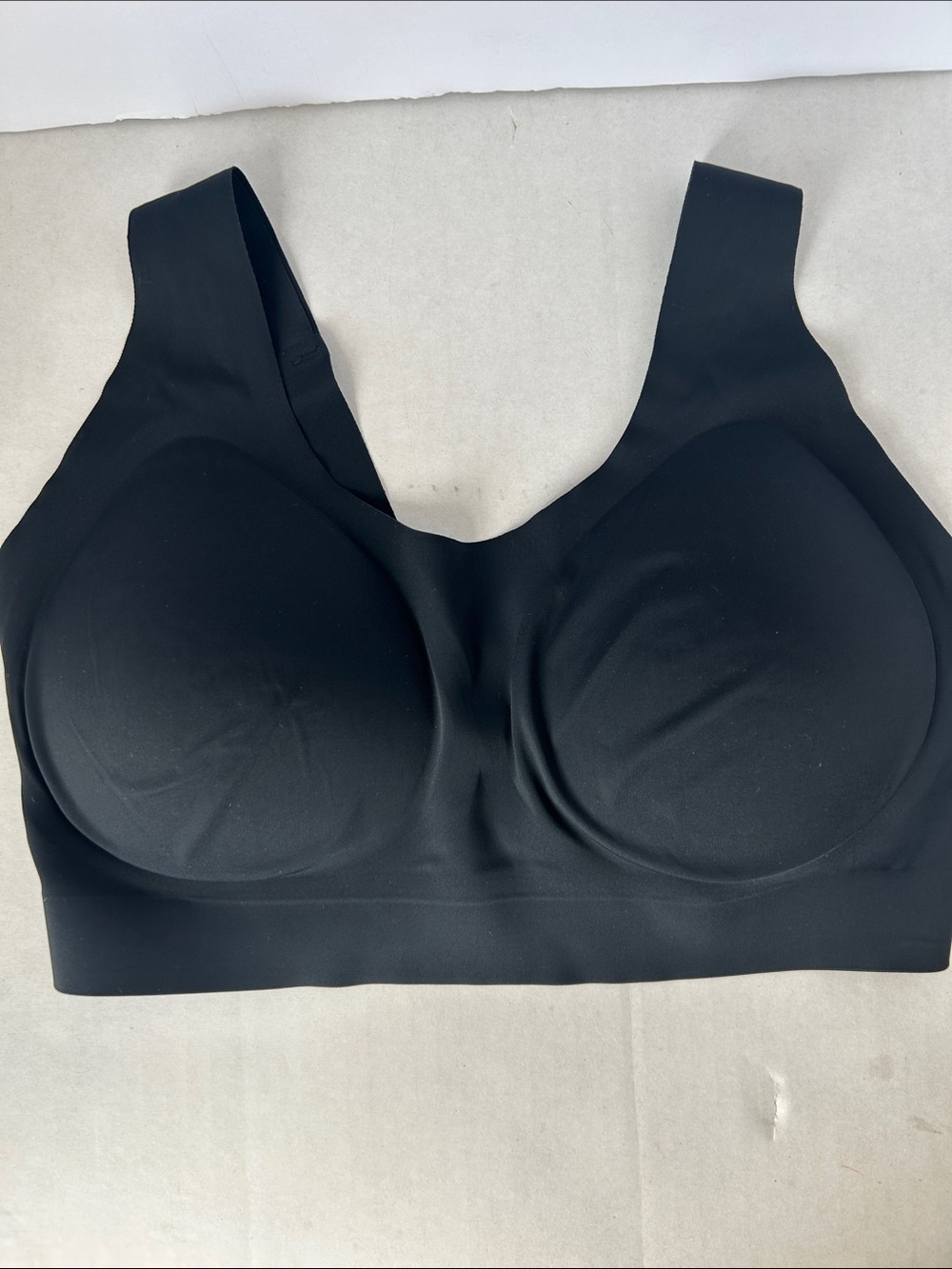 Serra Seamless Bra Black Comfort Molded Cup Bralette Size M